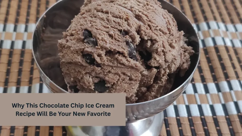 Why This Chocolate Chip Ice Cream Recipe Will Be Your New Favorite