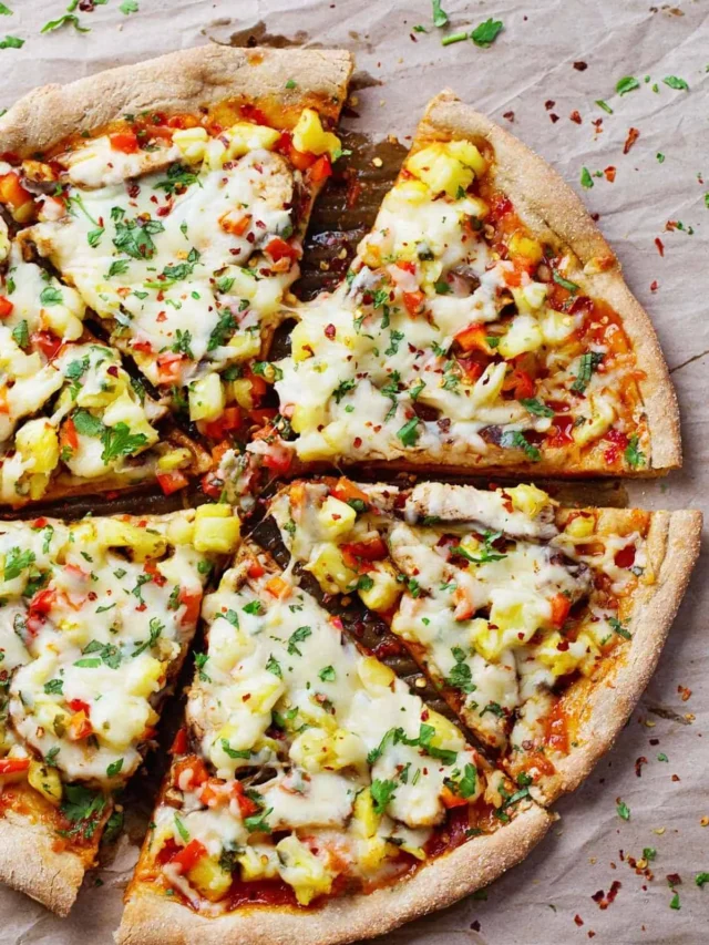 Loaded Chicken Garlic Pizza